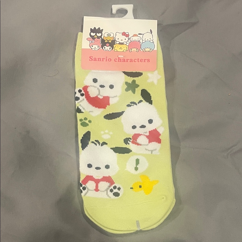 Sanrio Green Pet Socks with Cute Characters